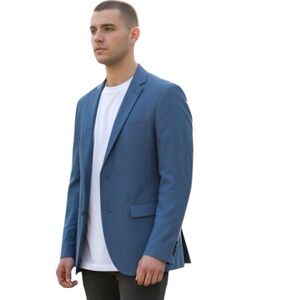 H&M Slim Fit Blue Blazer Men’s 42R Large